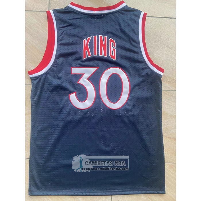 Camiseta New York Knicks Bernard King NO 30 Mitchell & Ness 1982-83 Azul